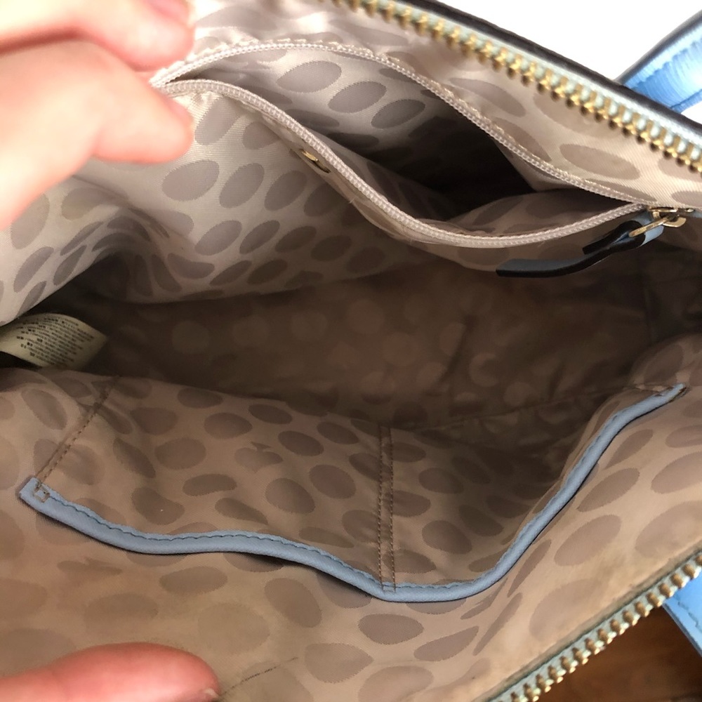 Kate Spade Cedar St Maise blue leather handbag - Picture 7 of 12